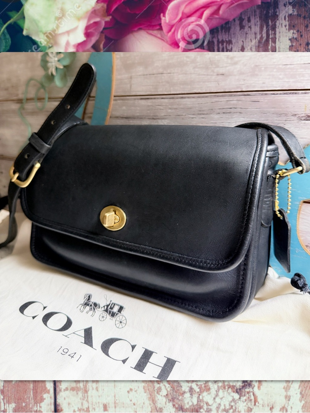 VINTAGE COACH NYC COMPANION BAG 9850 - Picture 4 of 16